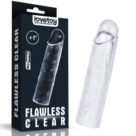 Flawless Clear Penis Sleeve 1'