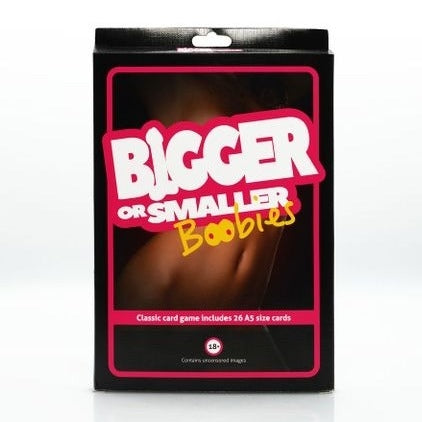 Bigger or Smaller Boobs Card Game