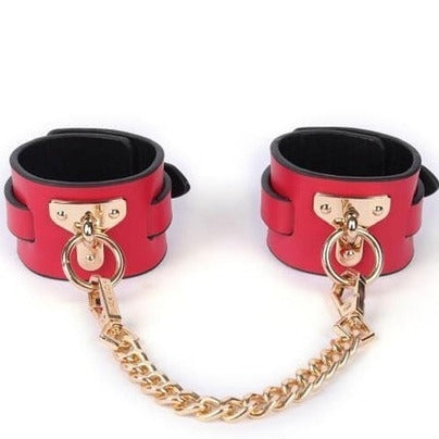 JCW Red and Gold Hand Cuffs