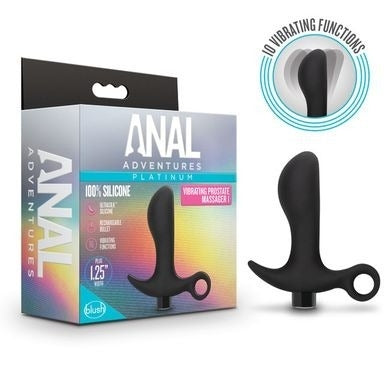 Anal Adventures Platinum Vibrating Prostate Massager