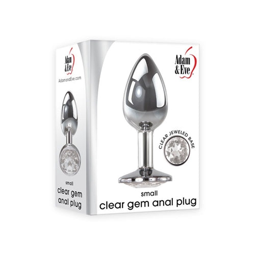 Adam & Eve Clear Gem Anal Plug