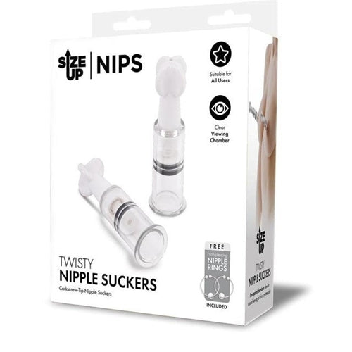 Size Up Twisty Nipple Suckers - Small