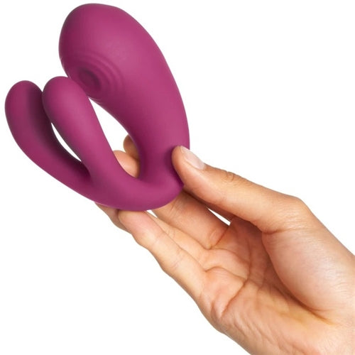 VIVE - Yoko - Triple Action Vibrator Dual Prongs w/Clitoral Pulse Wave