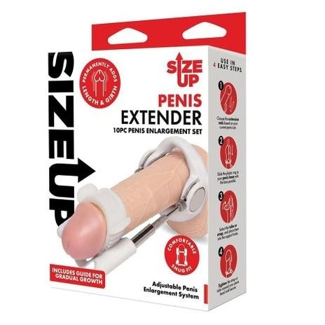 Size Up Penis Extender - 10 Piece Set