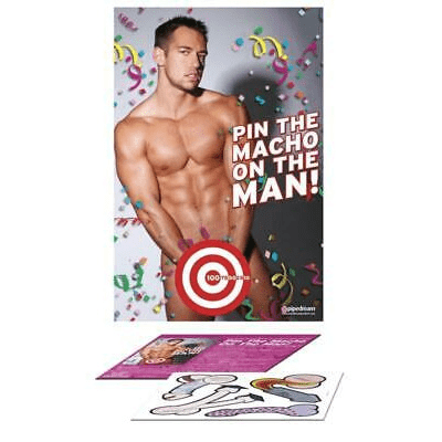 Funtasia Novelties Party Game Pin the macho